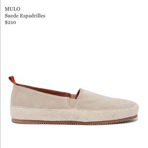 $210 (Like New) MULO Men’s Espadrille Slides SZ 10 from Mr. Porter